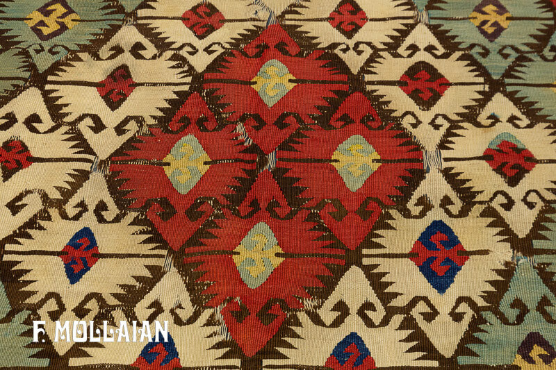 Antique Turkish Aydin Kilim n°:59289694